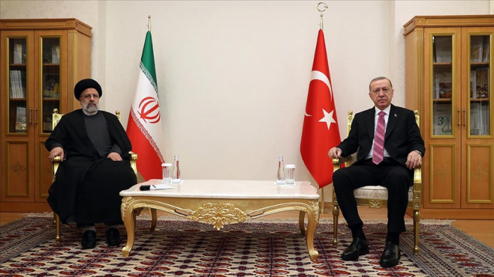  Le president Erdogan rencontre avec son homologue iranien au Turkménistan 