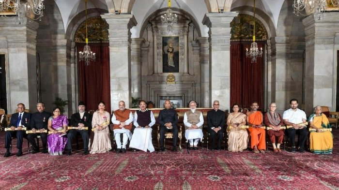 Hindistan Prezidenti “Padma” mükafatlarını təqdim edib 