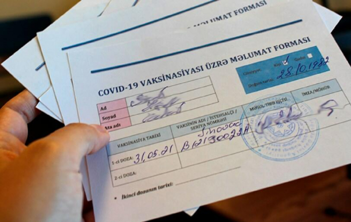   COVID-19 vaccination certificates in Azerbaijan have no expiration date - TABIB  