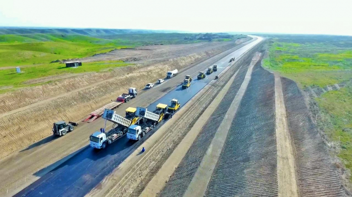  Azerbaijan continues construction of Shukurbeyli-Jabrayil-Hadrut highway 