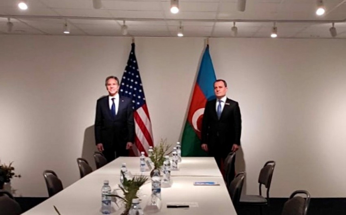 Azerbaijani FM meets with US Secretary of State  