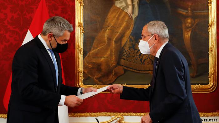 Karl Nehammer sworn in as new chancellor of Austria