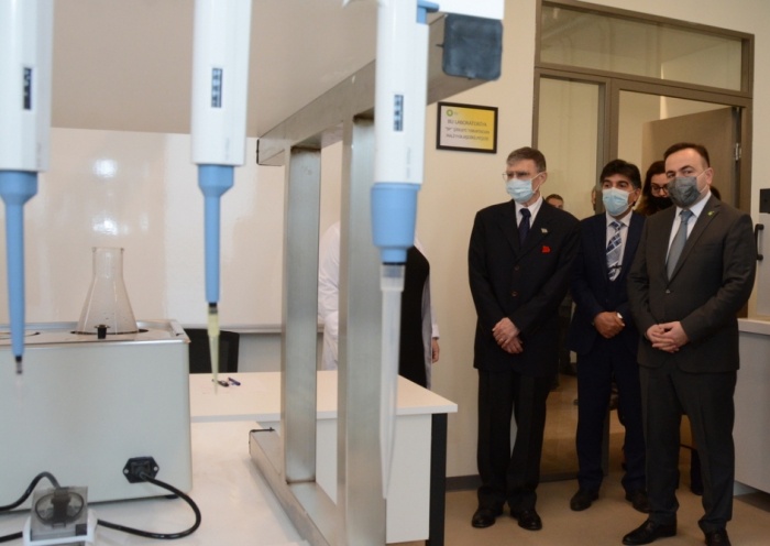  Food Chemistry laboratory at UNEC named after world famous scientist Aziz Sancar 