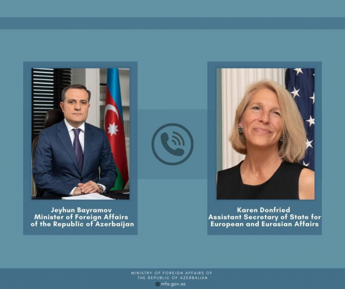   El canciller de Azerbaiyán mantuvo una conversación telefónica con el subsecretario de Estado de EE UU  