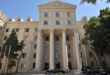    الخارجية:   اتهام الخارجية الارمينية اذربيجانَ بانتهاك أراضيها لا أساس له من الصحة  