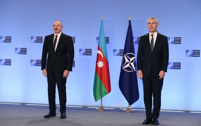       İlham Əliyev:    “Azərbaycan NATO-nun etibarlı tərəfdaşıdır”  
   