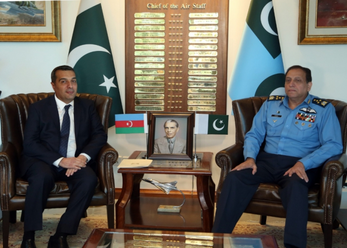  Azerbaijani Ambassador to Pakistan meets with PAF Chief 