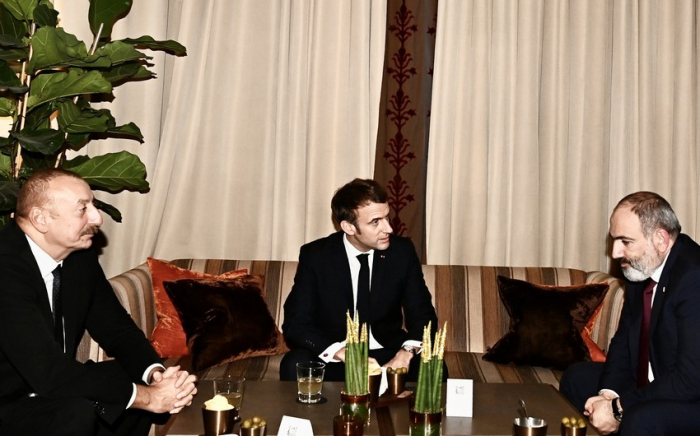   Leader von Aserbaidschan, Frankreich und Armenien trafen sich  