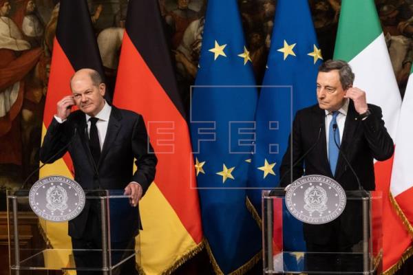 Draghi y Scholz buscan una mayor colaboración ante los grandes retos europeos