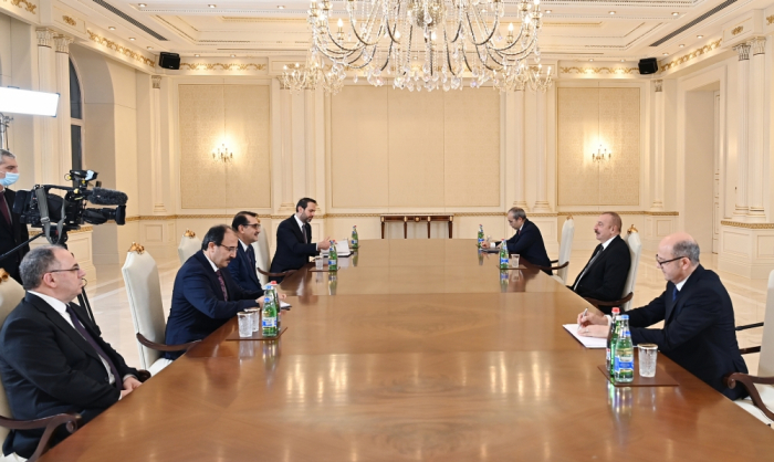   President Ilham Aliyev receives Turkish minister of energy and natural resources  