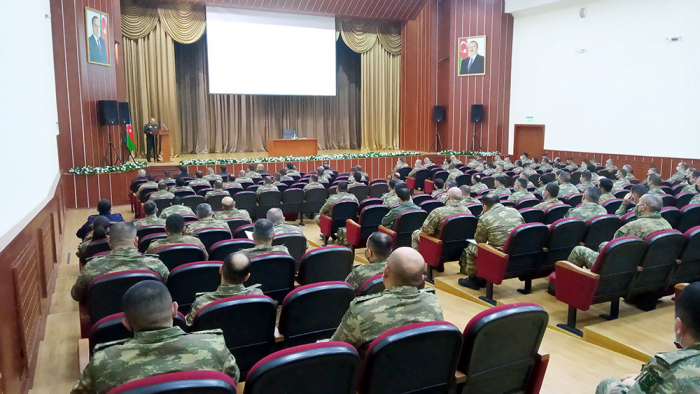 Azerbaijani MoD: Training-methodological sessions conducted with officers, psychologists working with military personnel