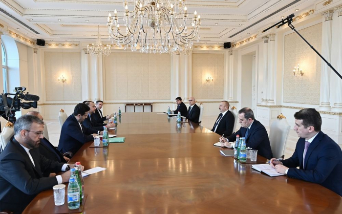  President Ilham Aliyev receives Iranian foreign minister 