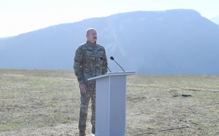 They have tried to stop us for 44 days, says Ilham Aliyev