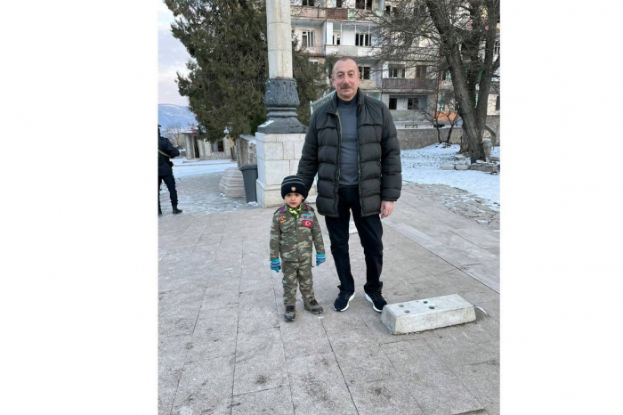   Dialogue between President Ilham Aliyev and a four-year-old Asif in Shusha -   VIDEO    