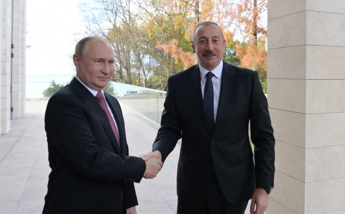 Putin congratulates Ilham Aliyev on occasion of the New Year