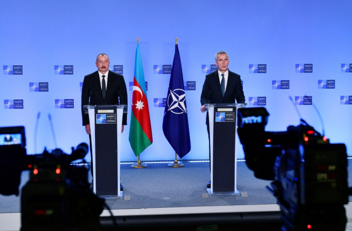  Azerbaijani President, NATO Sec-Gen hold joint press conference in Brussels –  UPDATED  