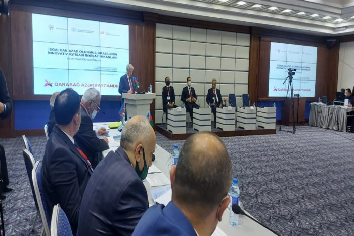 “İşğaldan azad olunmuş ərazilərin innovativ iqtisadi inkişaf imkanları” mövzusunda konfrans keçirilir  
