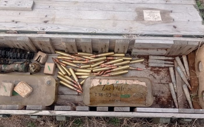 Ağdamda döyüş sursatı aşkarlanıb  
