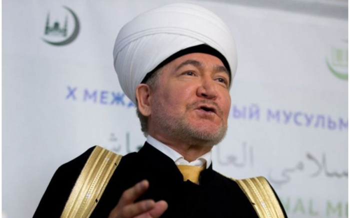    Rusiya Müsəlmanlarının lideri Prezidenti təbrik edib   