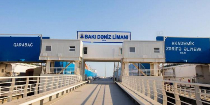   10 ayda Bakı Limanından 4 milyondan çox yük aşırılıb   