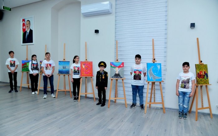 Şəhid övladlarının rəsm əsərləri Türkiyədə nümayiş olunacaq  
