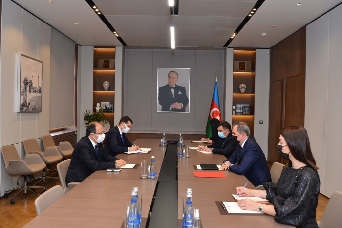  Jeyhun Bayramov meets with Turkish Ambassador  