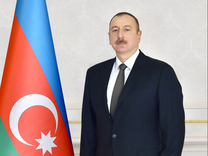  President Ilham Aliyev congratulates President of Palestine   