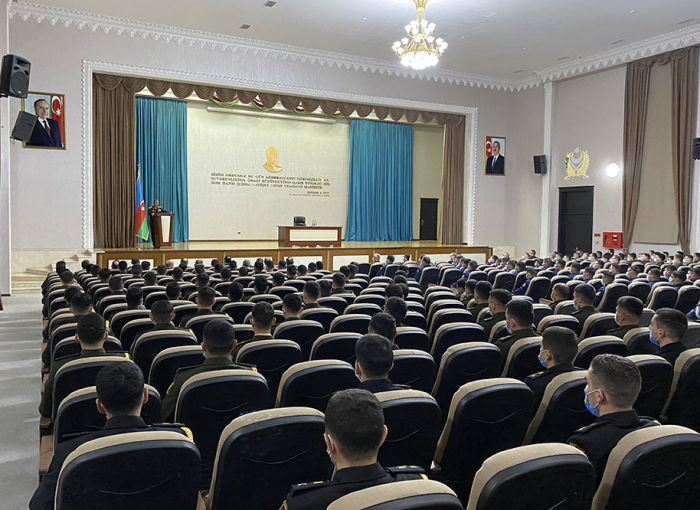  Minister of Defense met with the military personnel of the Azerbaijan Military Academy -  VIDEO    