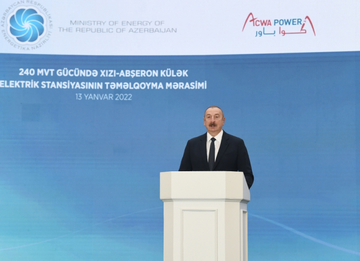  “Khizi-Absheron” wind power plant will contribute to ensuring Azerbaijan’s energy security - President Aliyev 