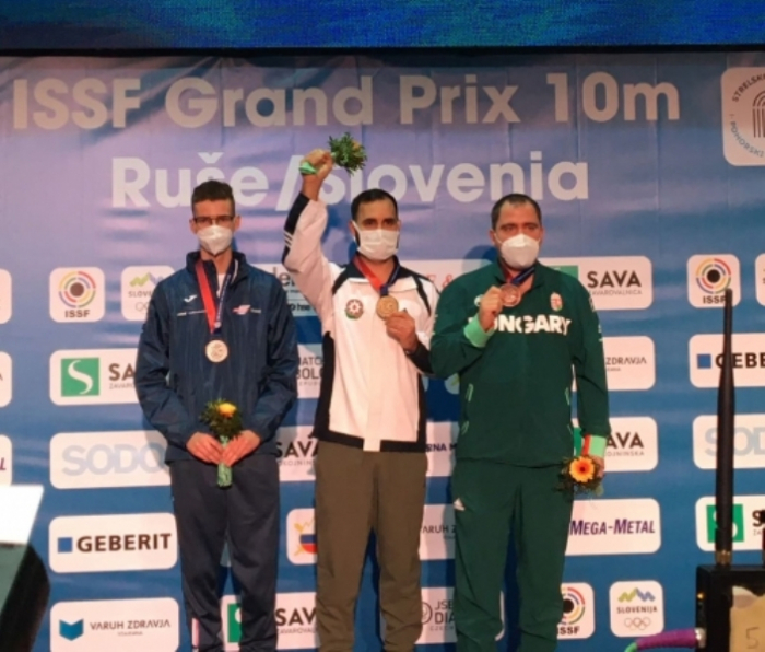    İdmançımız ISSF Qran-Prisinin qızıl medalını qazanıb     
