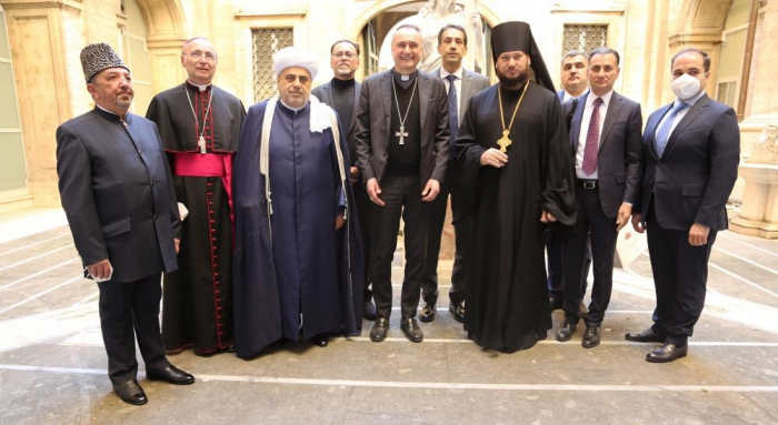   Kardinal Mauro Gambetti dankte Mehriban Aliyeva  