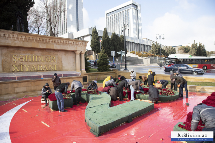   Baku bereitet sich auf den 32. Jahrestag der Tragödie vom 20. Januar vor –   FOTOS    