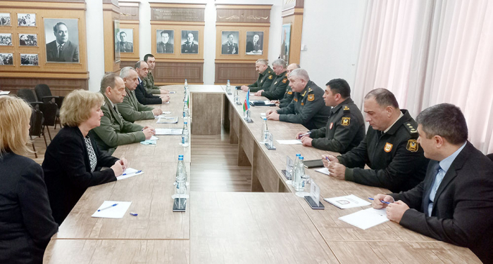 Bulgarian delegation visits Azerbaijan War College 