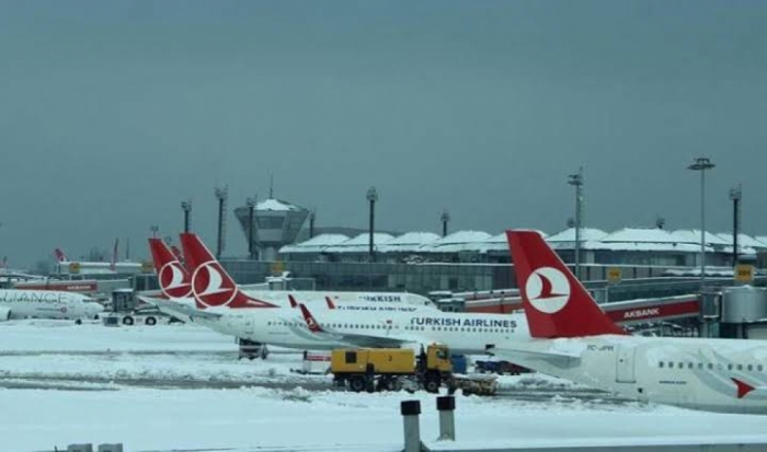 “Türk Hava Yolları” 80-dən artıq reysi təxirə salıb  

