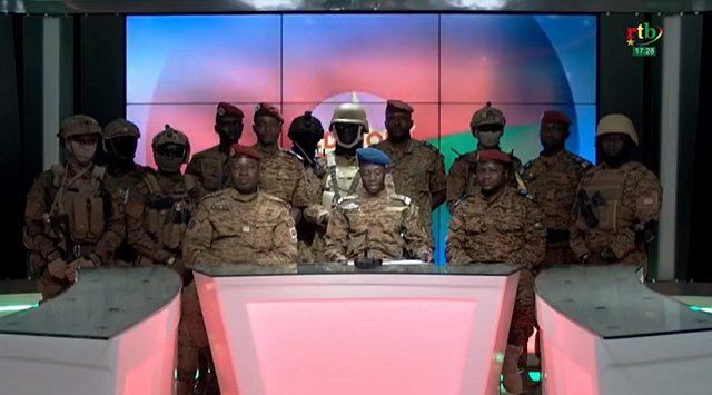   Golpe de Estado en Burkina Faso:   militares anuncian que han tomado el poder 