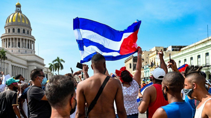 Cuba says more than 700 charged over anti-government protests
