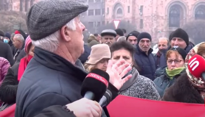   Armenian “refugees” hold protest rally in Yerevan -   VIDEO    