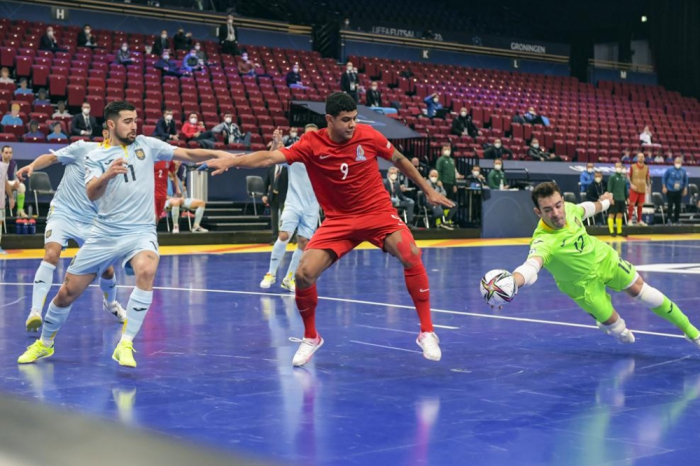 Azerbaijan scores 2-2 with Spain in UEFA Futsal Euro 2022