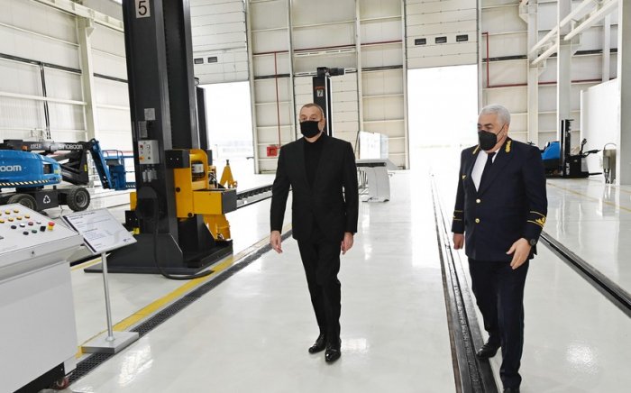    ADY-nın Gəncə lokomotiv deposu istismara verilib   