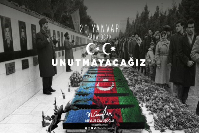  Le chef de la diplomatie turque partage une publication relative à la tragédie du 20 Janvier 