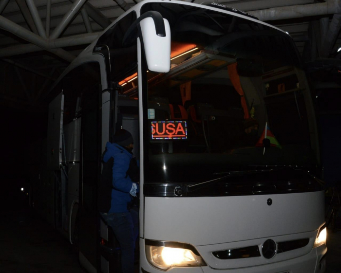 First bus of Baku-Shusha-Baku route departs