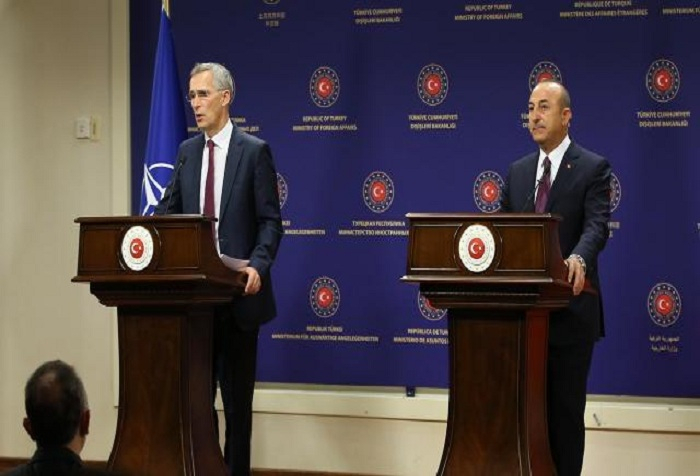 Çavuşoğlu Stoltenberqlə müzakirələr aparıb 