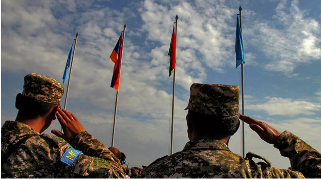100 erməni hərbçi Qazaxıstana yola düşüb