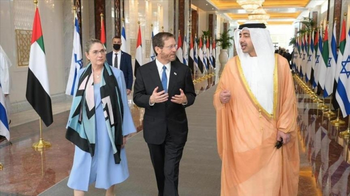 Le président israélien effectue pour la première fois une visite aux Emirats arabes unis