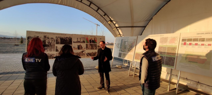   Representatives of French ERE TV visit Aghdam  