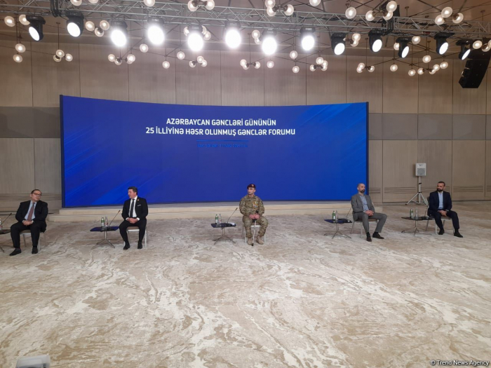 Panel discussions held within Youth Forum in Baku