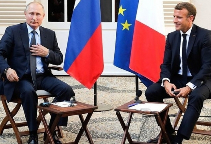 Macron informs Putin about video conference with Azerbaijani President & Armenian PM