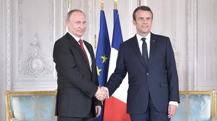  Macron informierte Putin über das Treffen der aserbaidschanischen und armenischen Leader  
