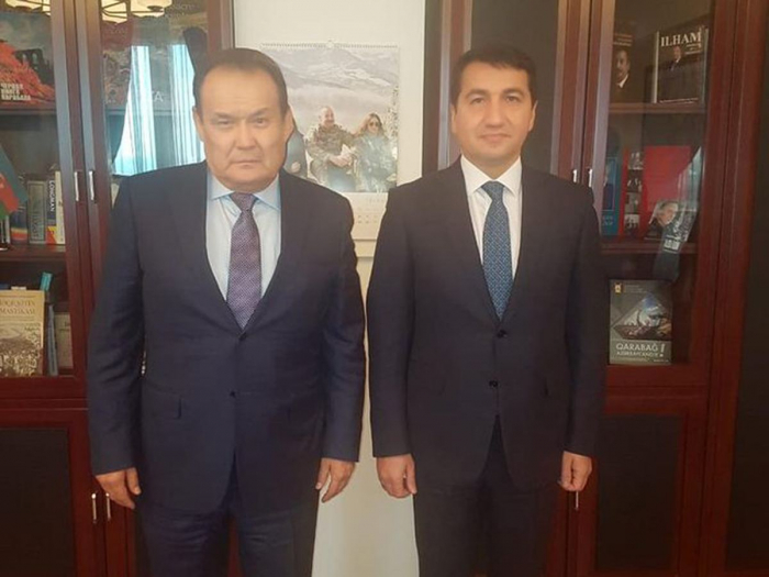   Assistant to Azerbaijani President meets Secretary General of Organization of Turkic States  