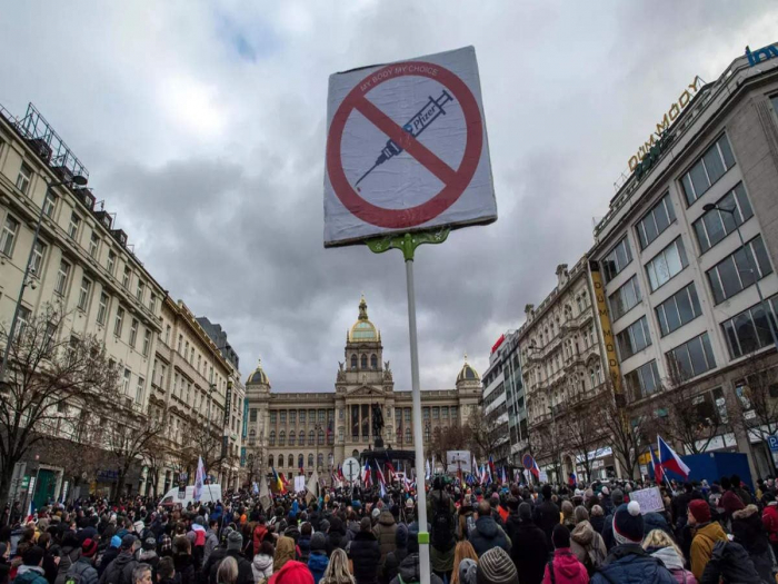 Antivax protests are on the rise in Europe